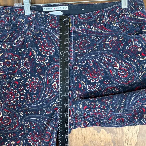 Vintage Tommy Hilfiger Womens Jeans Multi Paisley Corduroy Bootcut Stretch 16 - Picture 7 of 11